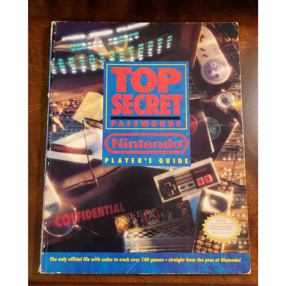 Vintage 1992 Top Secret Passwords Nintendo Player's guide